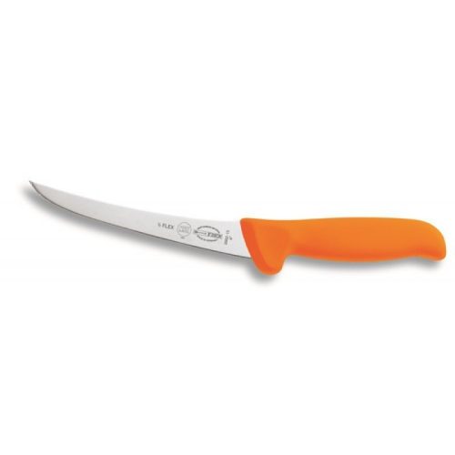 DICK MasterGrip csontozókés, fél flexibilis pengével (15 cm) ívelt, normál, narancssárga