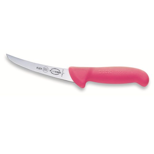 DICK ErgoGrip csontozókés, flexibilis pengével (13 cm) ívelt, normál, pink