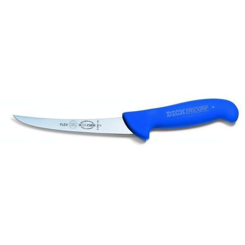 DICK ErgoGrip csontozókés, flexibilis pengével (15 cm) ívelt, normál, kék