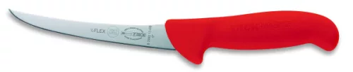 DICK ErgoGrip csontozókés, fél flexibilis pengével (13 cm) ívelt, normál, piros