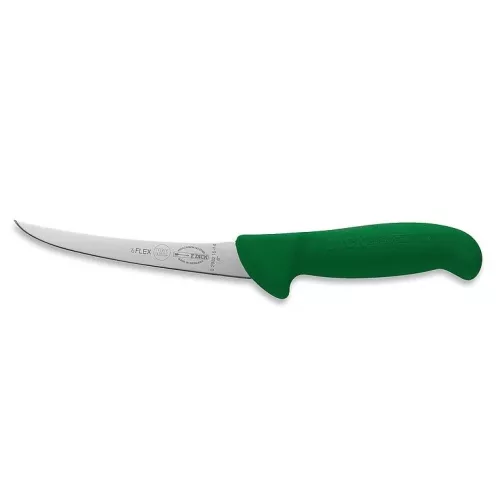 DICK ErgoGrip csontozókés, fél flexibilis pengével (15 cm) ívelt, normál, zöld
