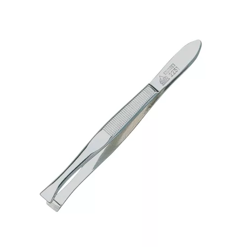 ERBE SOLINGEN szemöldökcsipesz, egyenes (9 cm) krómozott