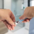 ERBE SOLINGEN körömcsipesz (5,5 cm) kék