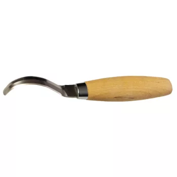 MORAKNIV 163 (S) fafaragókés, dupla élű, bőr tokkal