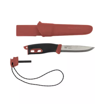   MORAKNIV Companion Spark (S) kés, tokkal, szikravetővel, piros