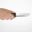 MORAKNIV Kansbol (S) kés, tokkal + Survival Kit tűzgyújtó készlet, zöld