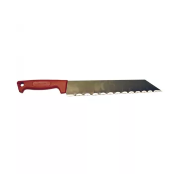   MORAKNIV kőzetgyapotvágó (S) kés recézett pengével, bordó