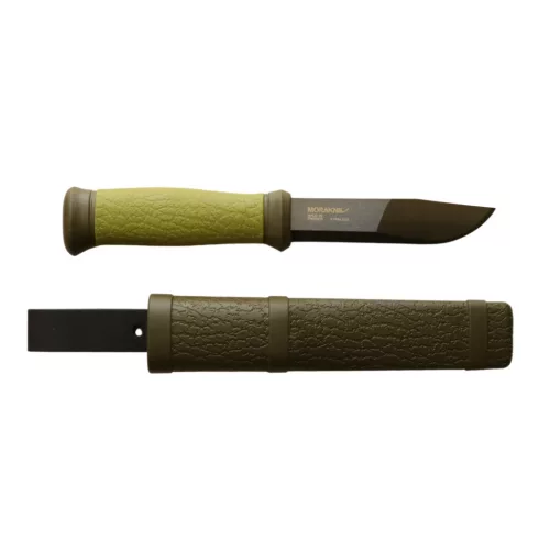 MORAKNIV Mora 2000 (S) kés, tokkal, zöld / Black Edition
