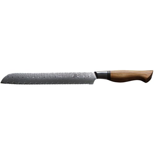 RYDA KNIVES ST650 kenyérvágó kés (23 cm) damaszkuszi acél