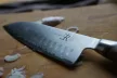 RYDA KNIVES A-30 santoku kés, barázdált pengével (18 cm) damaszkuszi acél