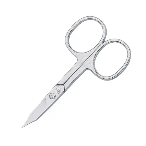 YES SOLINGEN bőr- és körömvágó olló, toronyhegyes, ívelt (9 cm)